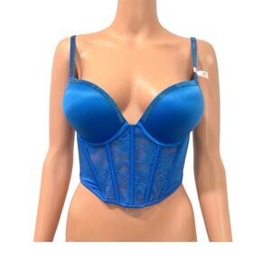 Victoria's Secret Bombshell  32C shine strap push up corset top BC3 3299
